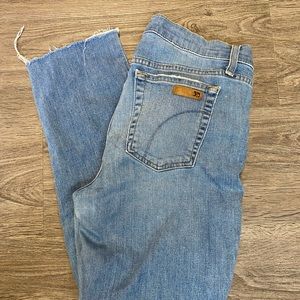 Joe’s Jeans Straight Ankle with Raw Hemline
